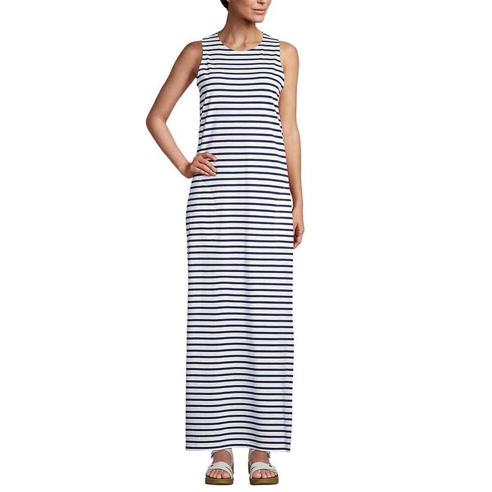 Lands End Striped Dress